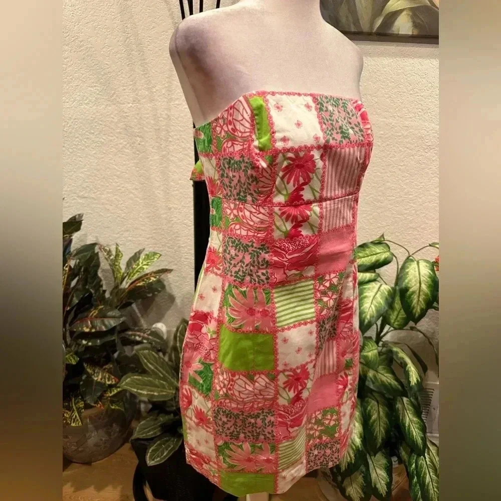 Lilly Pulitzer strapless mini dress size 6